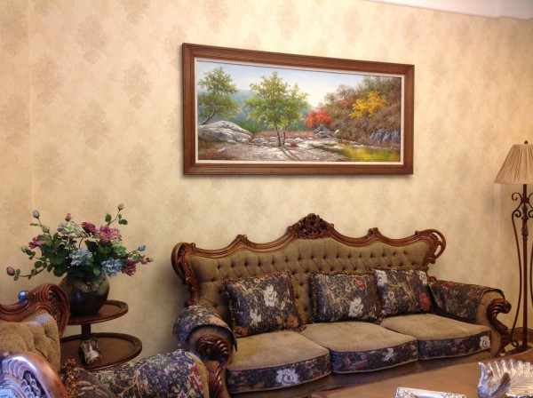 Customer photograph of a finished painting