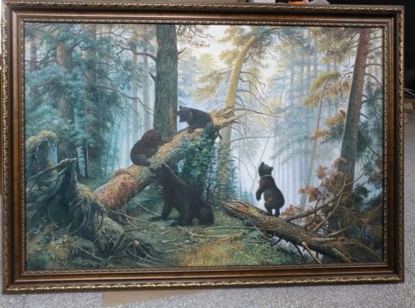 Customer photograph of a finished painting