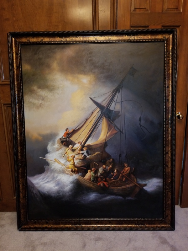 Customer photograph of a finished painting