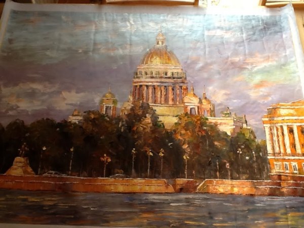 Customer photograph of a finished painting