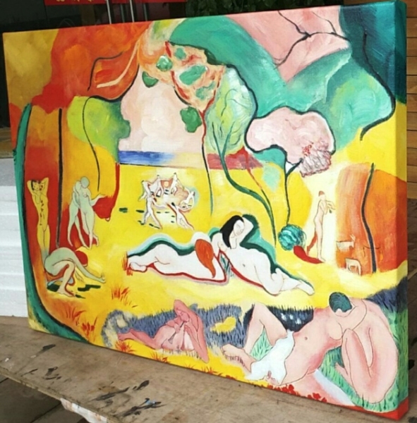 Customer photograph of a finished painting