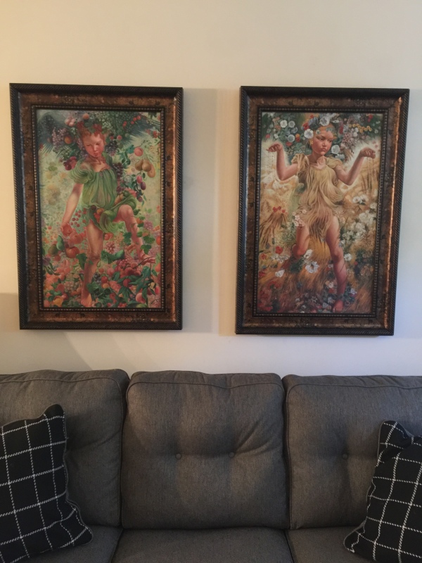 Customer photograph of a finished painting