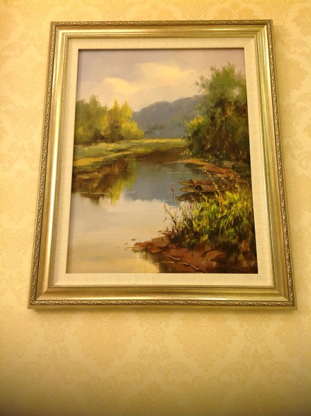 Customer photograph of a finished painting