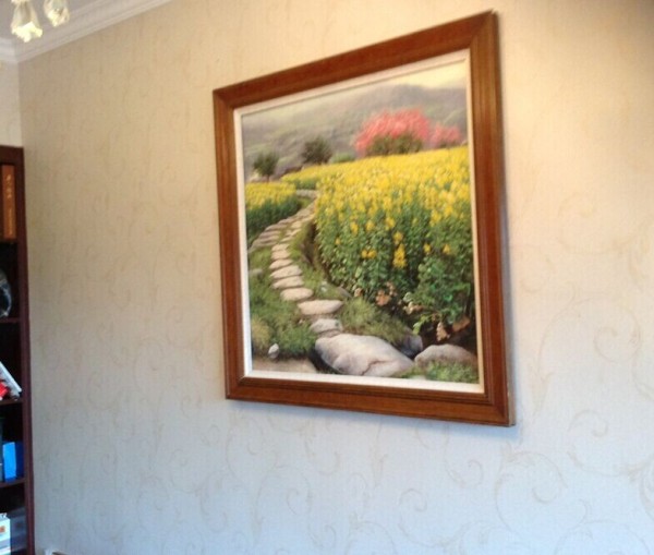 Customer photograph of a finished painting