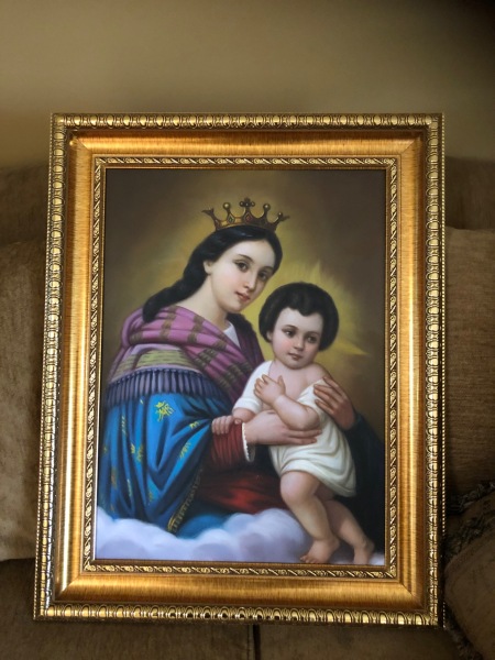 Customer photograph of a finished painting